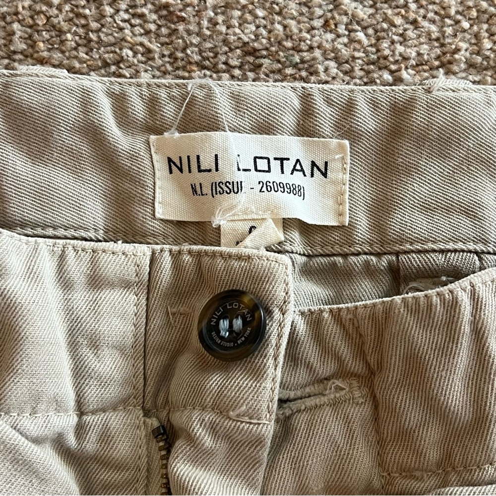 Nili Lotan Yannic Sandstone Cargo Pant - Picture 6 of 8
